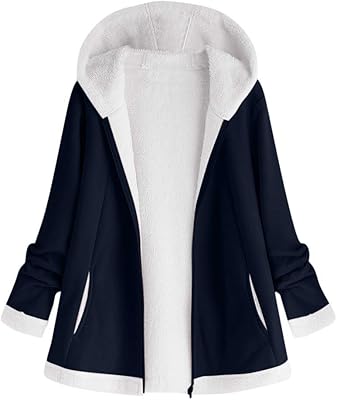 Manteau d'hiver à capuche pour femme, veste solide à fermeture éclair et manches