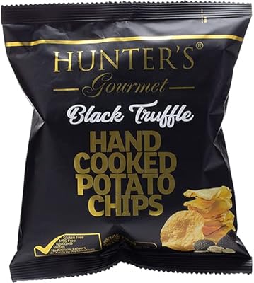 Croustilles cuites à la main hunter gourmet - truffe noire, édition gold, 40