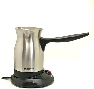 Cafetière électrique turque en acier inoxydable (300 ml/3 tasses)