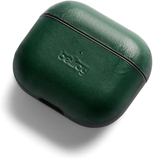Étui de protection en cuir belroy pour apple airpods 3e génération