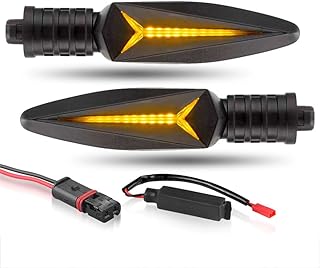 2 pièces de clignotants led moto avec décodeur de défaut de résistance