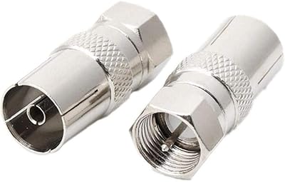 Prise de connecteur mâle de type f vers adaptateurs rf femelles pour antenne