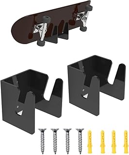 Support mural pour skateboard nisikity 2 pièces, présentoir pour longboard pour l'affichage