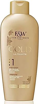 Gel douche éclat d'argan ultime fair & white, 1000 ml