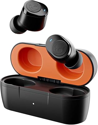 Écouteurs sans fil skullcandy true de jeep, noir/orange, taille unique
