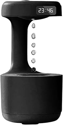 Humidificateur de gouttelettes d'eau anti-gravité, humidificateur d'air 800ml, brumisateur ultrasonique avec affichage led