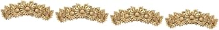 Beavorty 4 pièces vintage daisy barrette en métal pinces à cheveux en métal