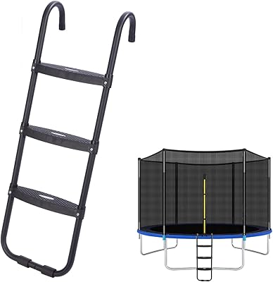 Échelle de trampoline améliorée à larges marches accessoires et pièces universels échelle