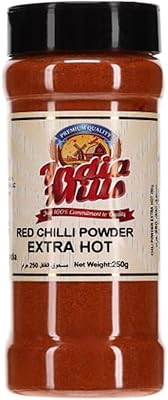 Pot de poudre de piment rouge india mills - extra piquant 250 grammes