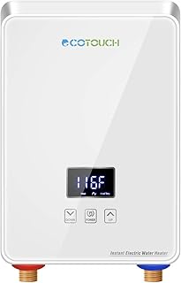 Chauffe-eau électrique sans réservoir 55 kw 240 v chauffe-eau à affichage numérique au