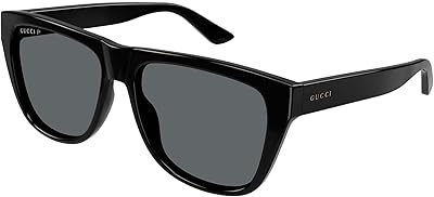 Lunettes de soleil homme gg1345s noir/gris 57/16/145, noir/gris, 57/16/145
