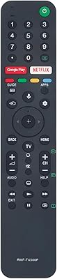 Télécommande vocale de remplacement allimity rmf-tx500p pour téléviseur sony 4k led hd kd-75x9500g