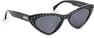 Lunettes de soleil pointues moschino pour femme