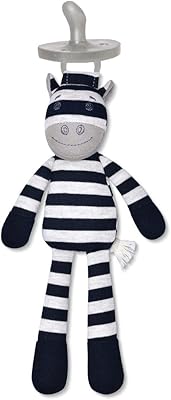 Apple park organic farm buddies - sucette ziggy zebra buddy, jouet pour bébé