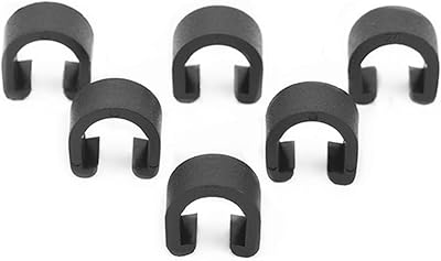 50pcs pinces c noires pour vélo de montagne tuyau de frein
