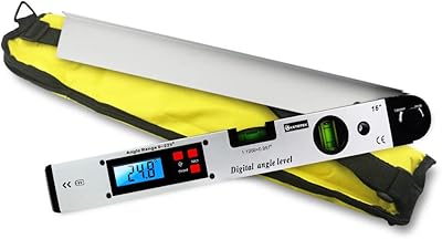 Rapporteur numérique skido 400 mm 0-225 degrés double mesure d'angle électronique règle