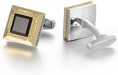 Boutons de manchette pour hommes au design unique, adaptés aux fêtes et aux