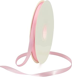Ruban de satin rose clair tony bean 3 8" x 100 mètres