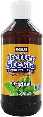 Édulcorant liquide now foods better stevia (8 oz, 237 ml)