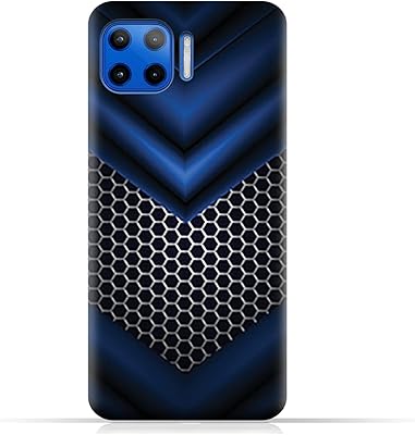 Coque en tpu amc design abstract blue mesh pour motorola moto g 5g