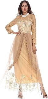Robe longue musulmane pour femmes pour mariées de dubaï kaftan