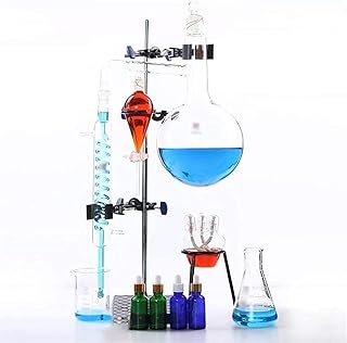 Unité de distillation complète, équipement pédagogique de laboratoire pour la fabrication d'huiles essentielles