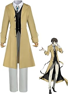 Anime bungo stray dogs cosplay dazai osamu costume tenue uniforme de détective