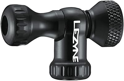 Gonfleur control drive lezin c02, tête uniquement, compatible presta et schrader, adaptateur