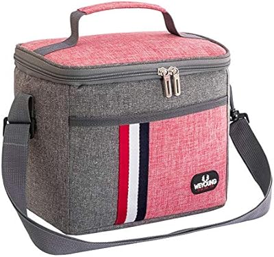 Grand sac à déjeuner isotherme portable pour hommes femmes adultes bureau sac à