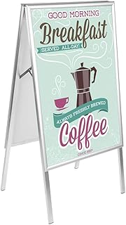 Support de panneau d'affichage de trottoir double face promotion des ventes en magasin