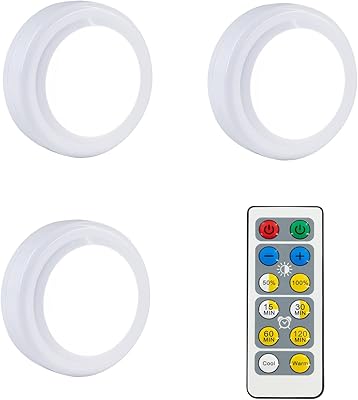 Lumières led avec télécommande bâton sans fil sur les lumières d'armoire 3 de