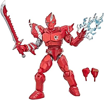 Figurine power rangers ecliptor de la collection lightning in space red, taille 6