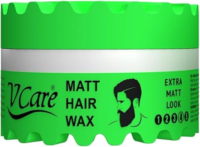 Cire capillaire mate vcare "obtenez le look mat parfait à