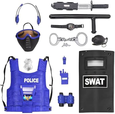 Liberty imports ensemble de jeu de rôle de police pour enfants | simulation