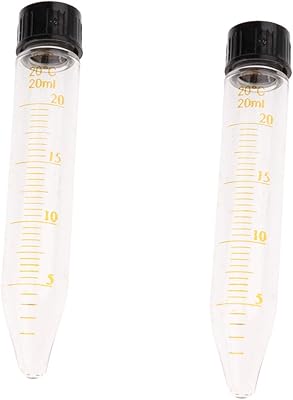 2x tubes à centrifuger transparents en verre, capacité de 20 ml + bouchons, outils de fournitures de laboratoire. Diaytar Sénégal : Des promotions qui ont du sens