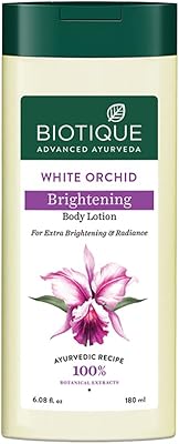 Lait corporel blanchissant biotique à l'extrait d'orchidée de bio white