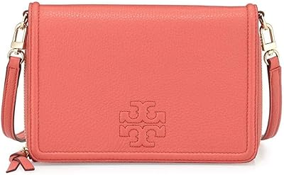 Sac en cuir tory burch pour femme - corail - sacs à bandoulière