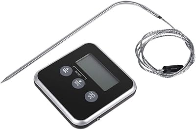 Klhhg sonde de cuisson numérique minuterie thermomètre four de cuisine bbq outil de mesure de la température de la viande. Diaytar : Quand qualité rime avec économie