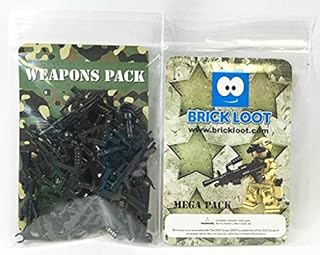 Pack d'armes mega 86 - conçu pour lego et autres figurines