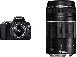 Canon eos 250d 18-55mm f 4-5.6 dc 3 + objectif 75-300mm kit