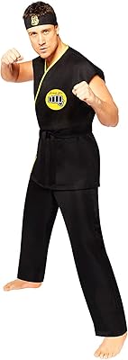 Amscan déguisement de karaté gi cobra kai pour homme, costume d'arts martiaux