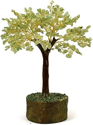 Arbre d'aventurine en cristal vert magique divin pour la richesse et l'argent, cadeaux