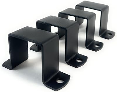 Décor de brouette clip de ceinture en tube carré de 2" x