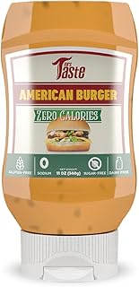 Mrs taste burger américain sans sucre zéro calories sodium riche en fibres