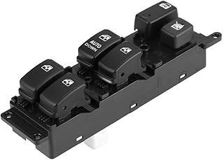 Commutateur principal de vitre électrique pour kia rio rio hybrid 2006-2010 noir