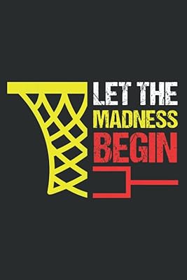 Cadeau de support de basket-ball que la folie commence : journal ligné