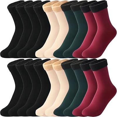 10 paires de chaussettes thermiques d'hiver pour femmes et hommes chaudes. Redéfinissez vos attentes shopping avec Diaytar