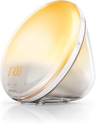 Réveil philips smartsleep, simulation colorée du lever et du coucher du soleil, 5