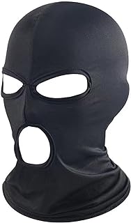 Weissummer masque complet à 3 trous, cagoule fine pour moto, pêche, équitation, cyclisme (noir). Votre marketplace de proximité digitale : Diaytar