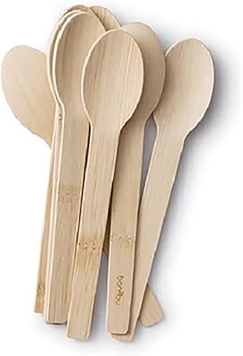 Cuillères jetables en bambou paquet de 250